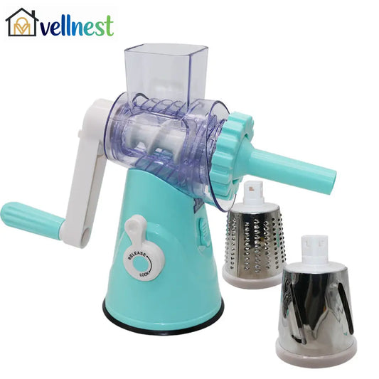 4-in-1 Vegetable Slicer | Manual Mandoline & Cheese Cutter